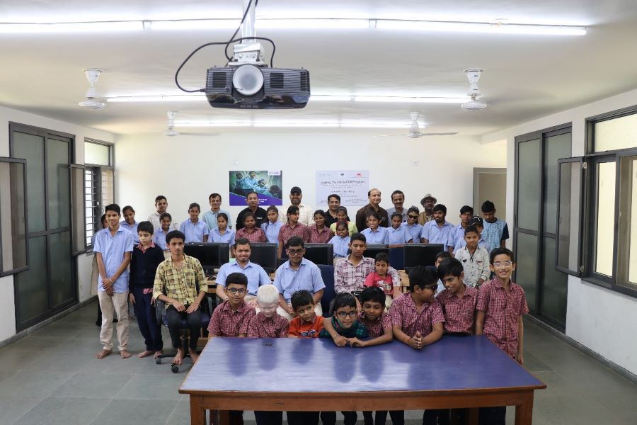 Signify establishes computer labs in Gujarat to empower visually impaired students